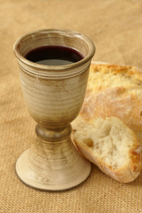 wine and bread