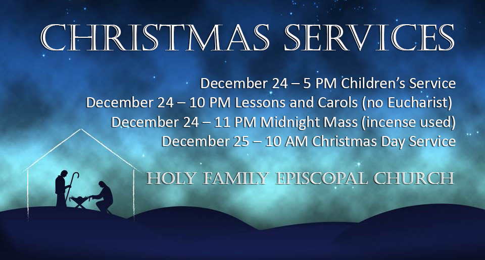 Christmas Service Times