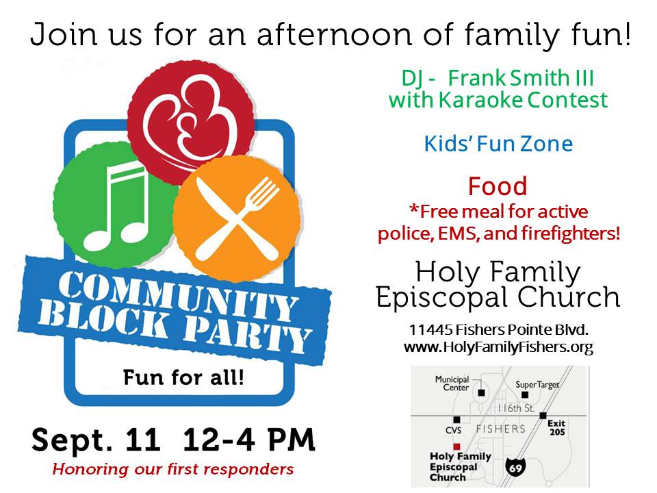 2016 Community Block Party Holy Family Episcopal Church