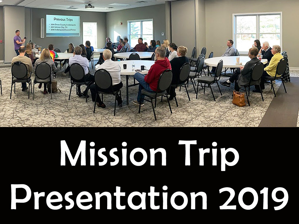 mission trip presentation